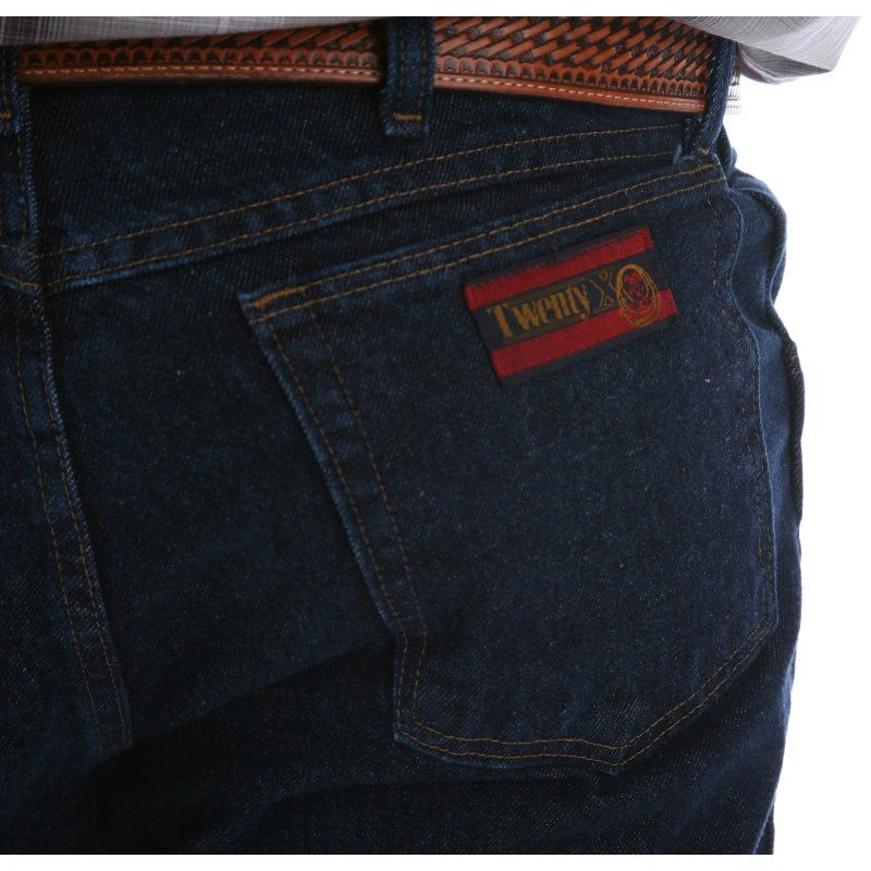 Wrangler Men's 20X Original Fit Stone Dark Jeans - Image 3