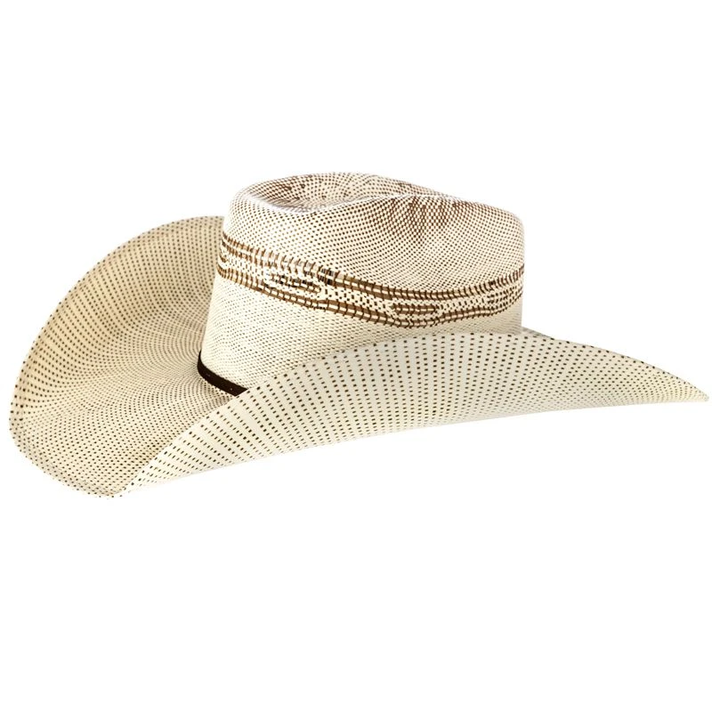 Twister Brown Bangora Straw Cowboy Hat