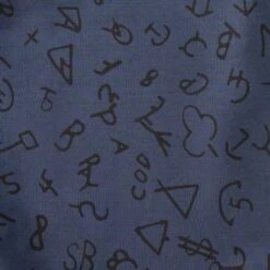 Wyoming Traders Branded Silk Wild Rag Scarf - Navy