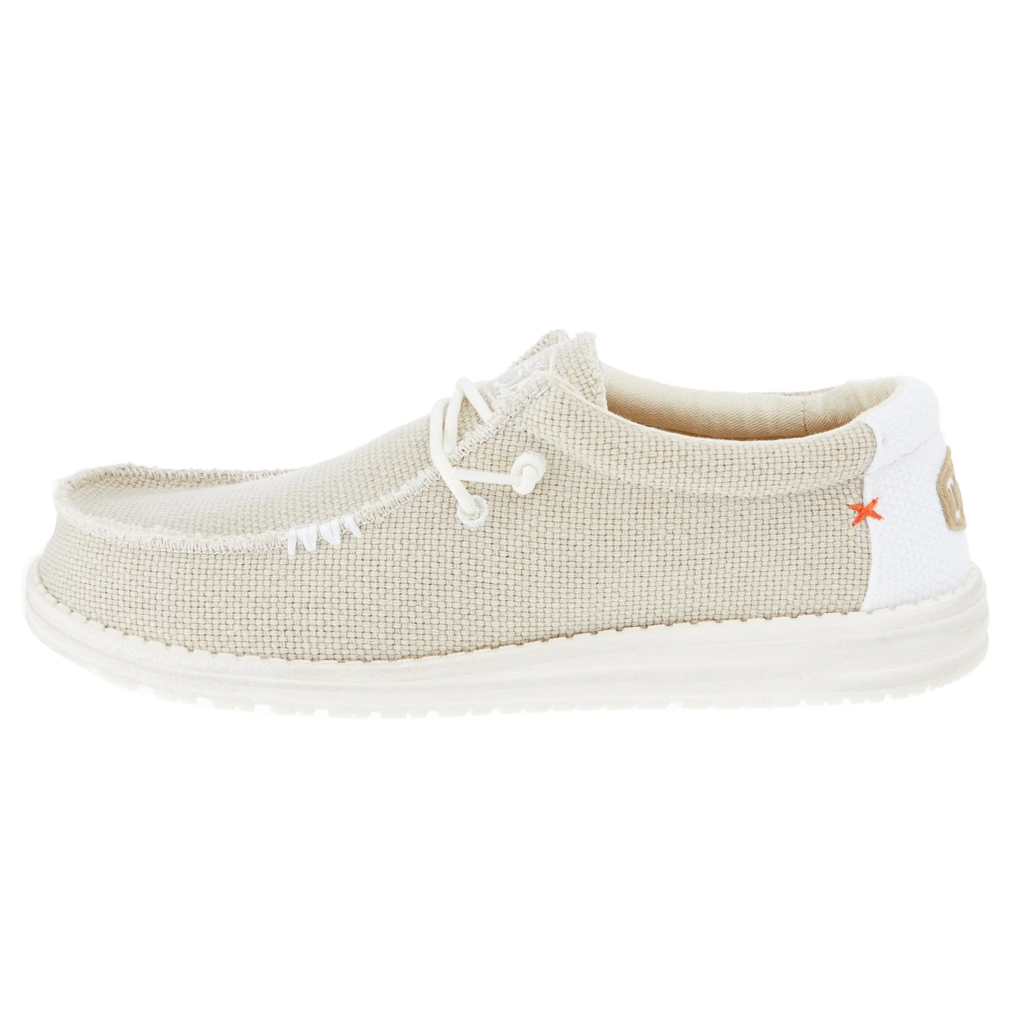 Heydude Men's Hey Dude Wally Braided Off White Casual Shoe - Image 3