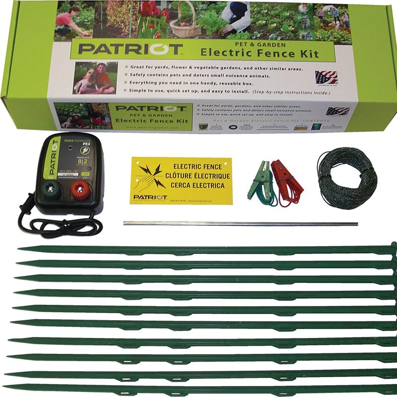 Patriot Fencing Garden Kit W/PE2 Energizer
