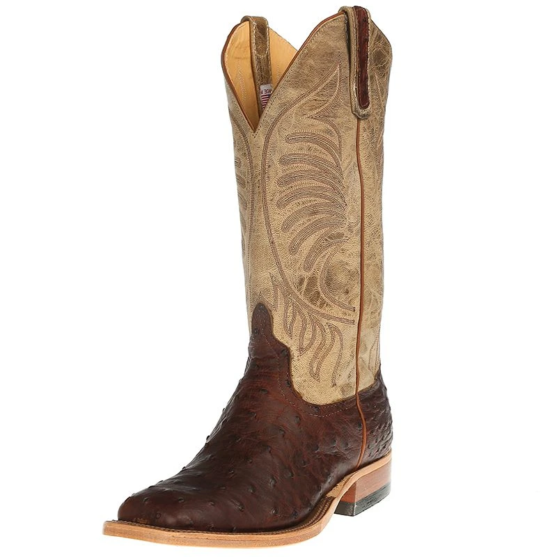 Anderson Bean Men's Sienna Full Quill Bone Mad Cowboy Boot
