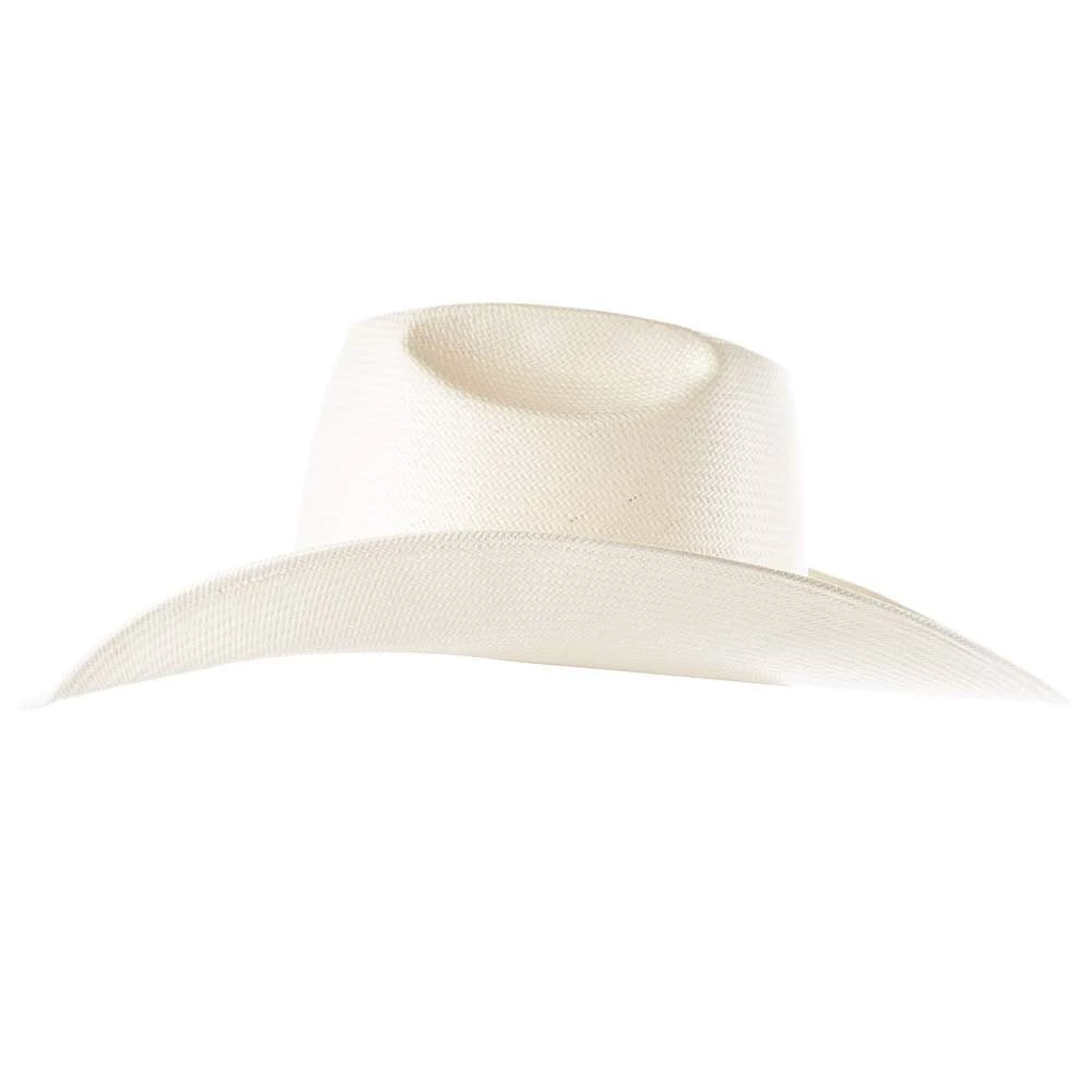 American Hats AHC 5604 2 Cord Black Band 4in. Brim Open Crown Straw Cowboy Hat - Image 5