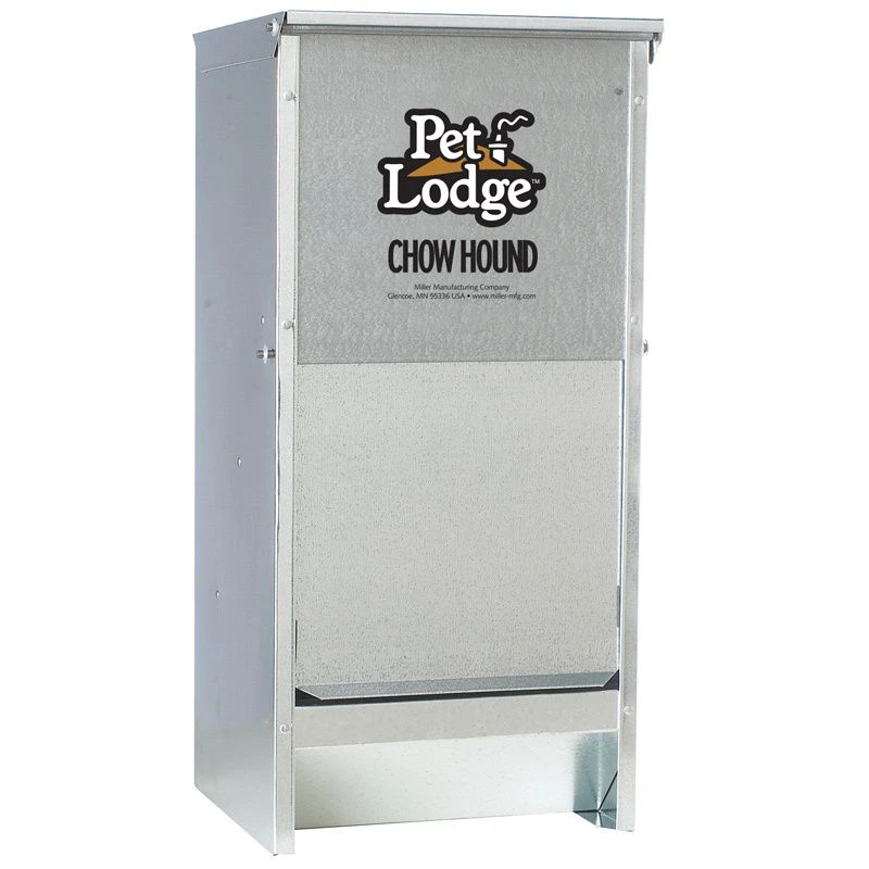Pet Lodge Chow Hound 12lb Metal Pet Feeder