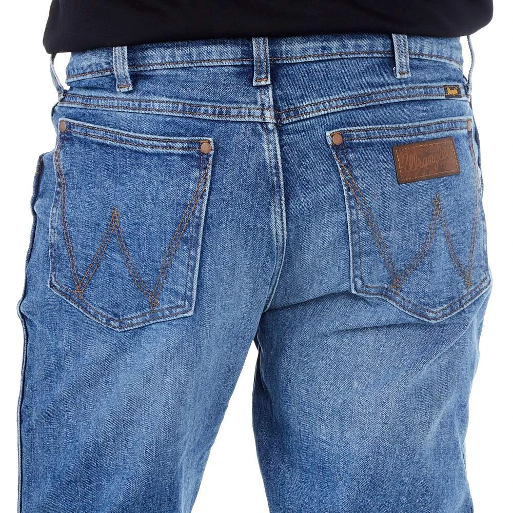 Wrangler Men's Retro Green Slim Boot Haze Wash - Image 4