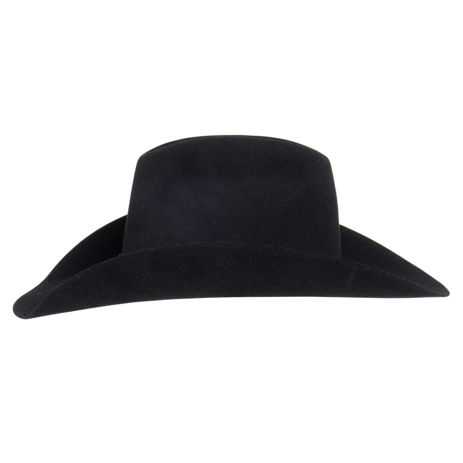 American Hats 7X Black Rancher Crease 4 1/4in. Brim Felt Cowboy Hat - Image 3
