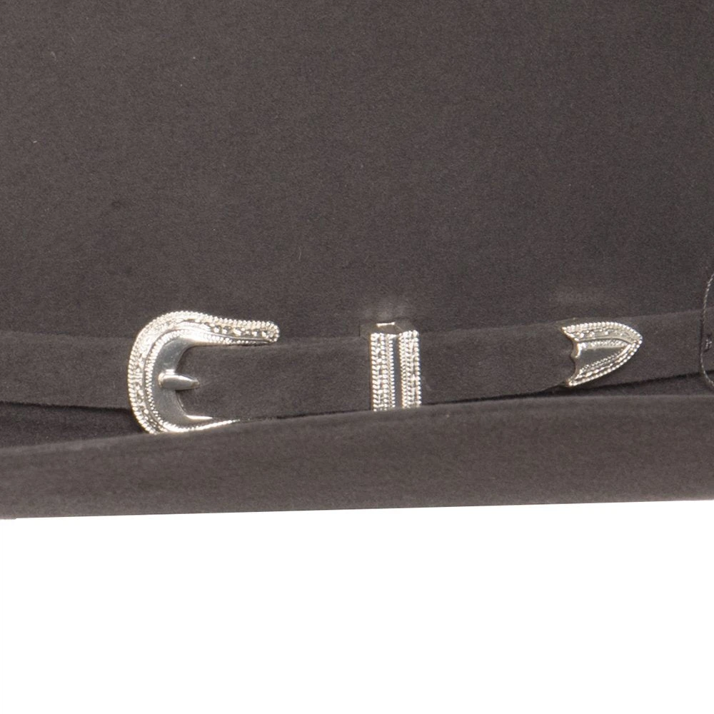 American Hats 7X Steel 4 /4in. Brim Open Crown Felt Cowboy Hat - Image 3