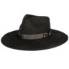 Charlie 1 Horse Women's Black Highway Fashion Hat 3 3/4in Brim