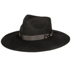 Charlie 1 Horse Women's Black Highway Fashion Hat 3 3/4in Brim