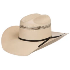 Resistol 10X Leland 4 /4in. Brim Straw Cowboy Hat