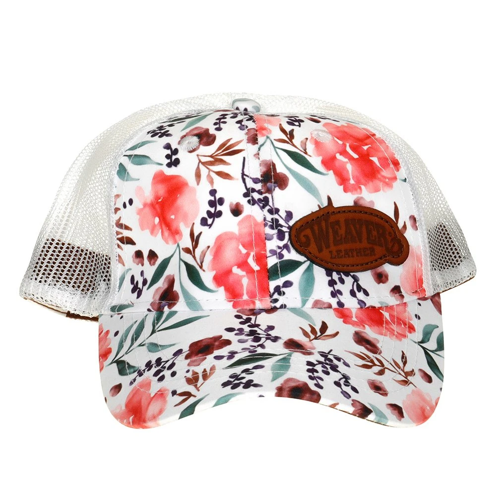 Weaver Leather Floral Water Color Mesh Cap - Image 2