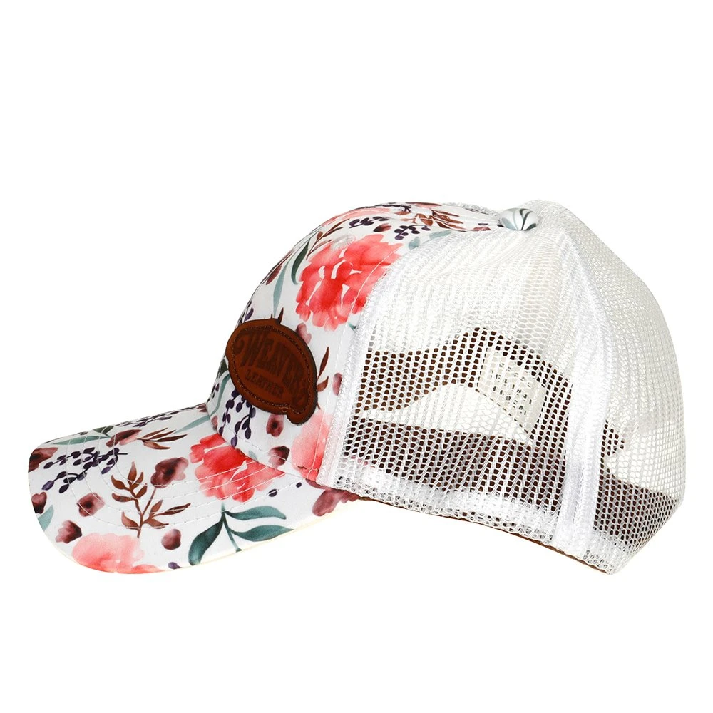 Weaver Leather Floral Water Color Mesh Cap - Image 3
