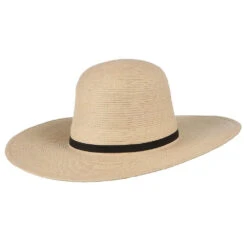Sunbody Hats 4 1/2in. Brim 5in. Open Crown Palm Leaf Cowboy Hat