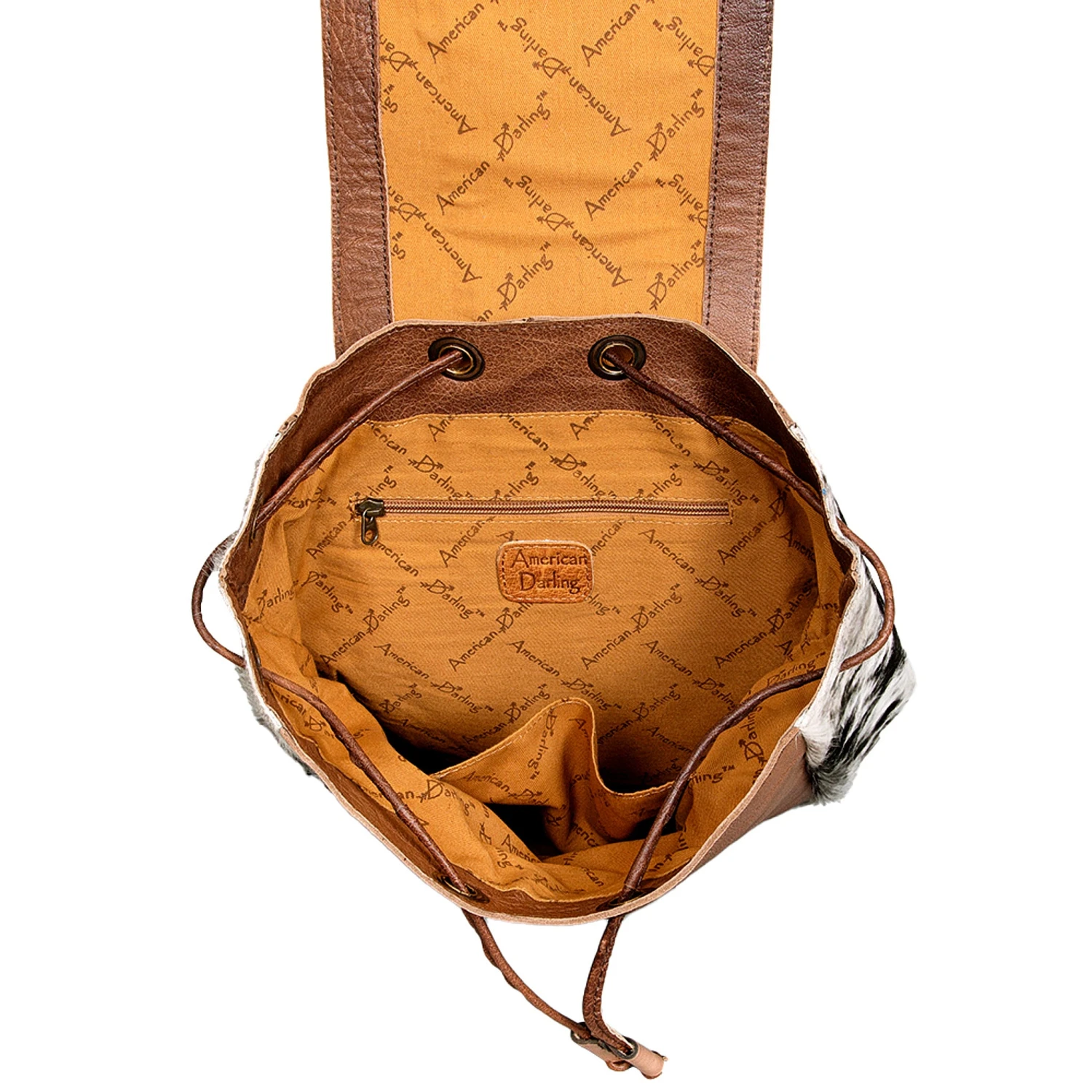American Darling Tooled Cowhide Backpack - Image 4