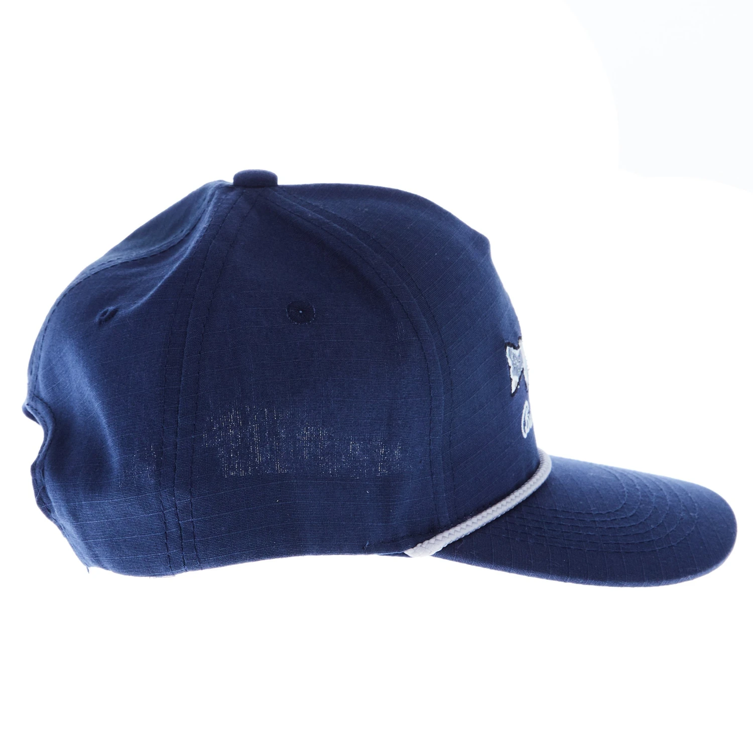 Burlebo Mens Navy Camo Fish Cap - Image 5