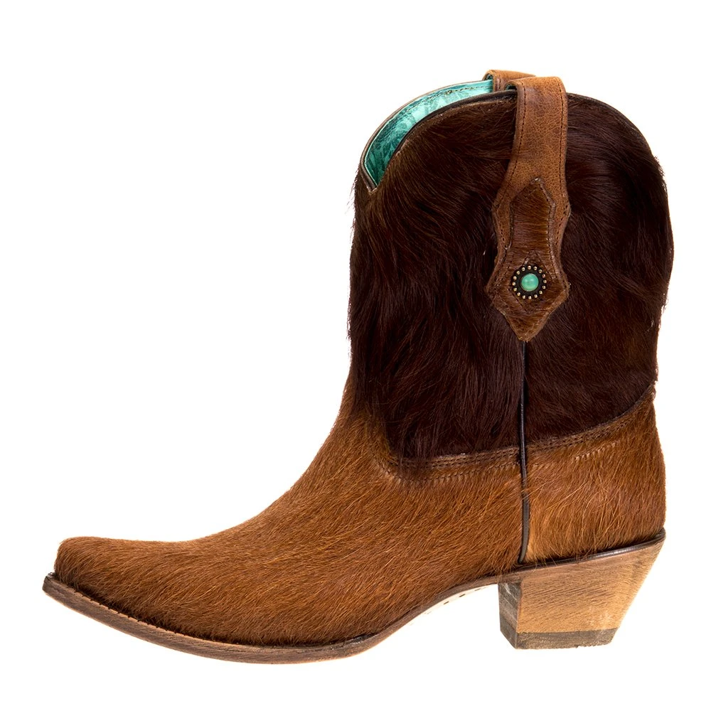 Corral Women's Corral Brown Conchos Ankle Boot - Image 3