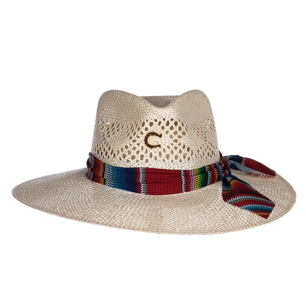 Charlie 1 Horse Fiesta 3 3/4in. Brim Straw Fashion Hat - Image 2