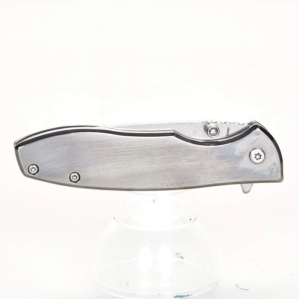 Western Fashion Circle SH Stainless Steel Roping Knife W/Clip CSH-573SS - Image 2
