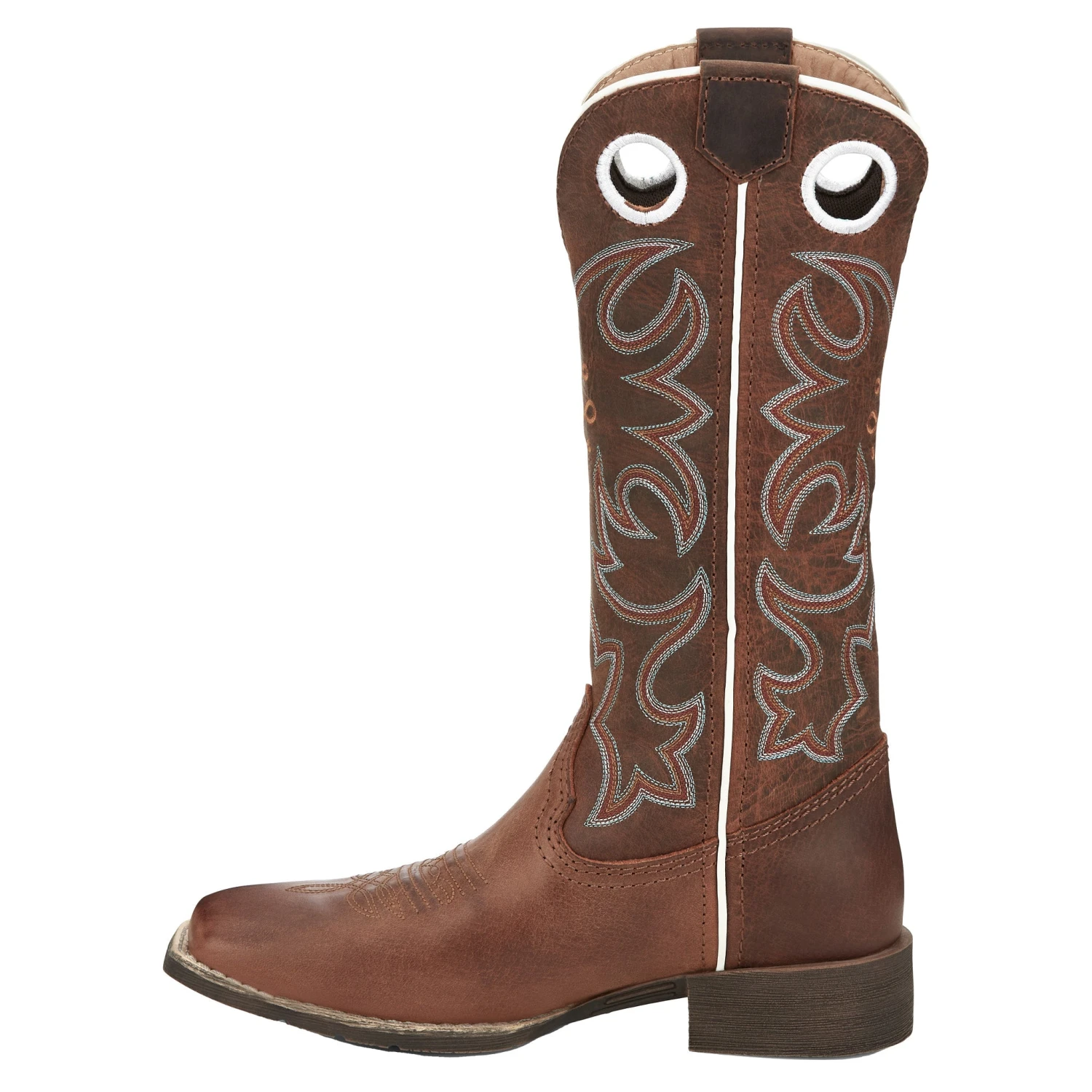 Justin Boots Women's Gypsy Cam Leather Brown Cowgirl Boot - Image 2