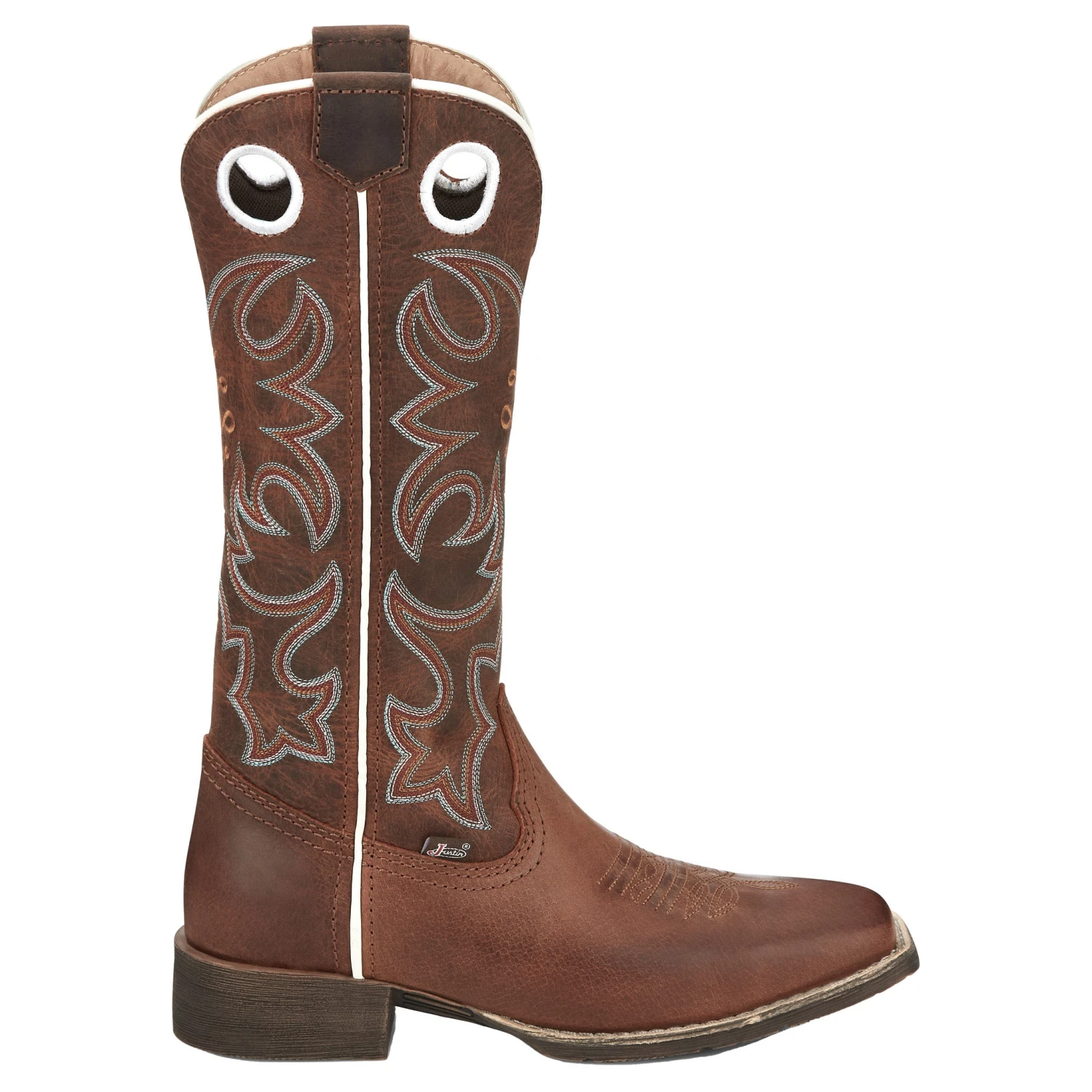Justin Boots Women's Gypsy Cam Leather Brown Cowgirl Boot - Image 3