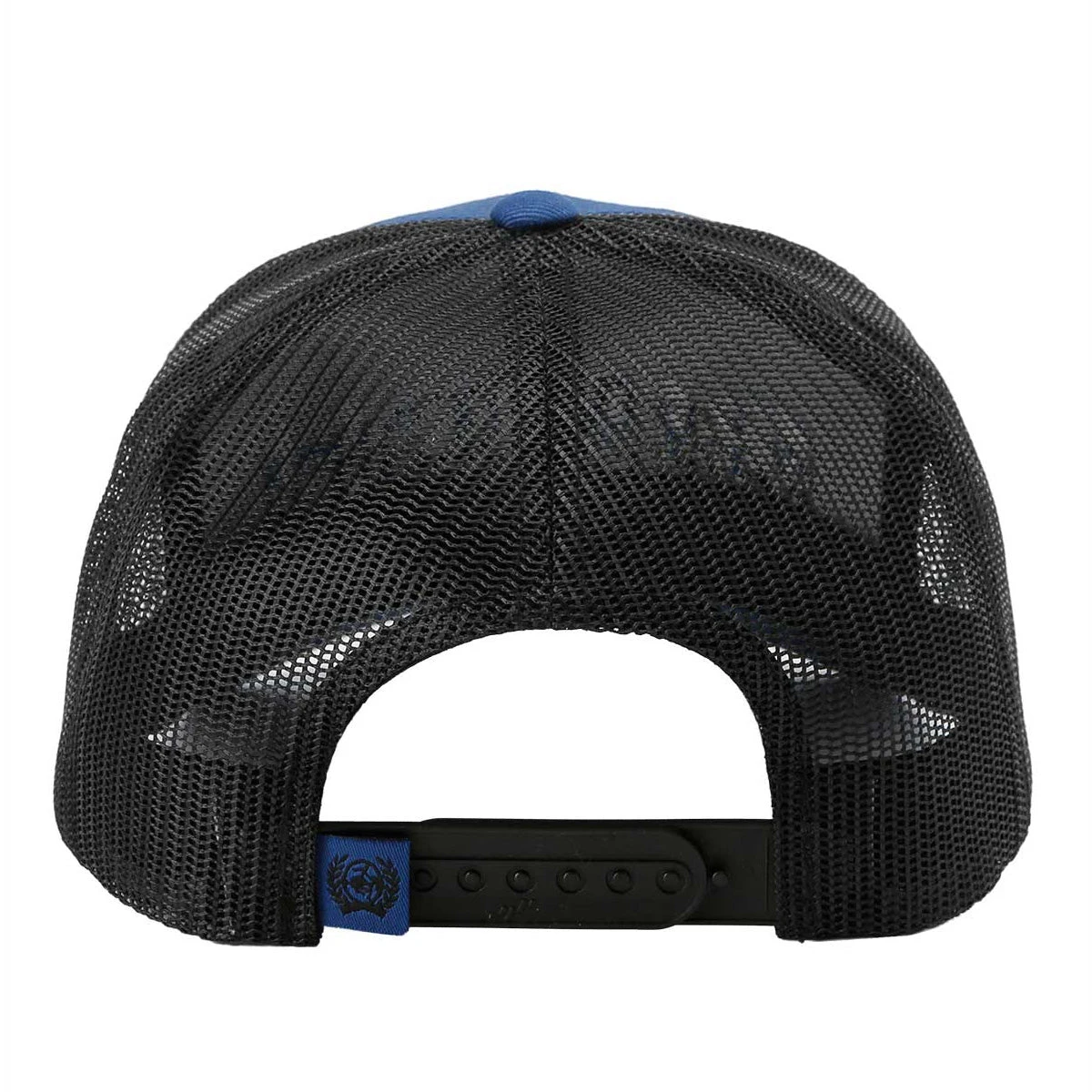 Men's Cinch Blue And Black Logo Cap - Image 2