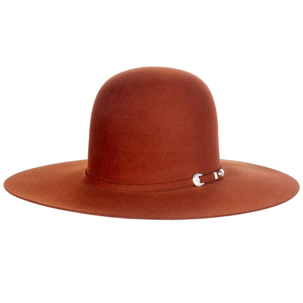 Resistol 6X Rust Midnight 4 1/4in. Brim Open Crown Felt Hat - Image 2