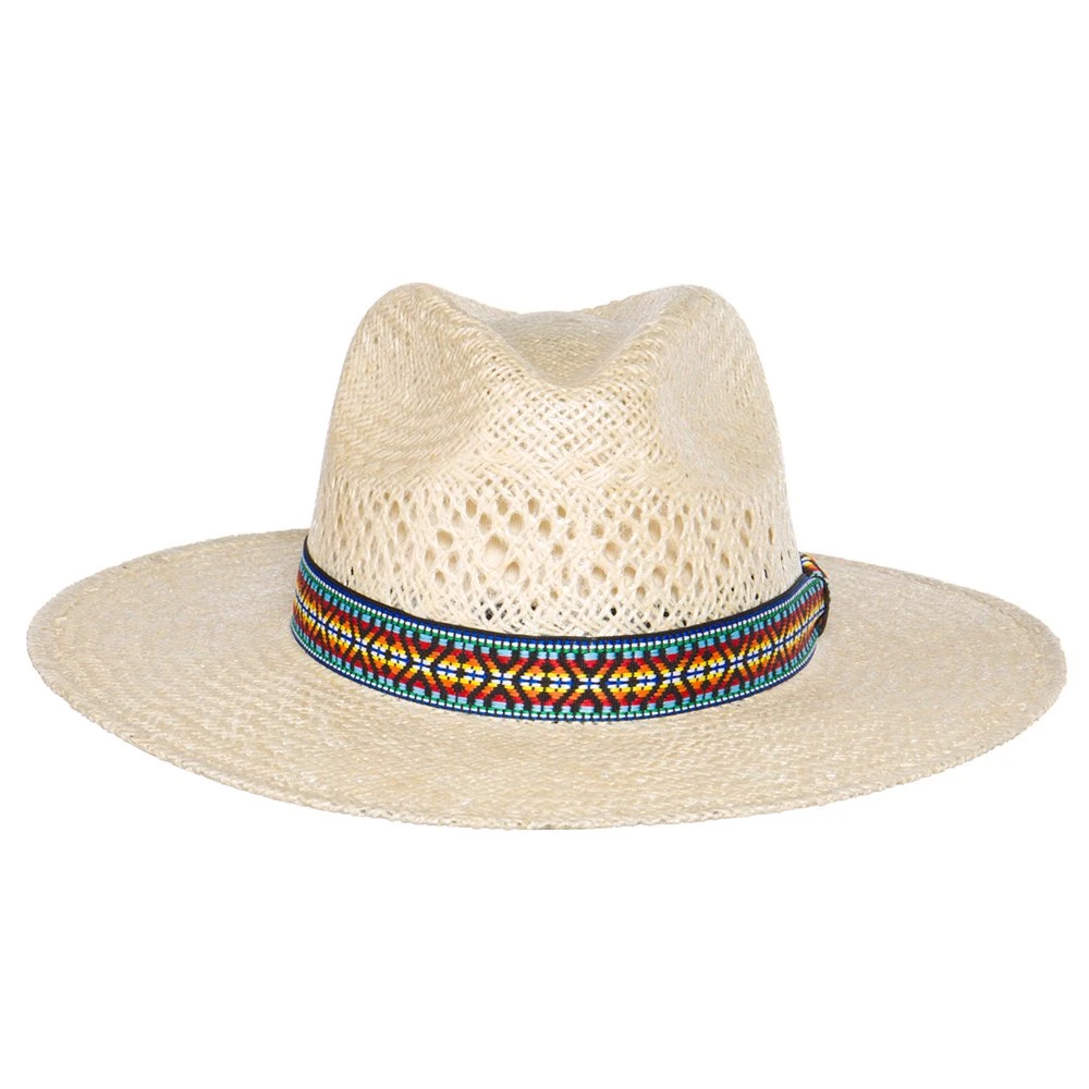 Rodeo King Tracker Jute With Tapestry Band 3 1/in.` Brim Fashion Straw Hat - Image 2