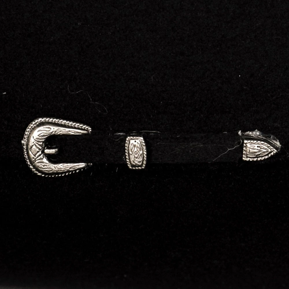 Rodeo King 7X Black Felt With Black Bound Edge 4 1/2in. Brim Open Crown - Image 2