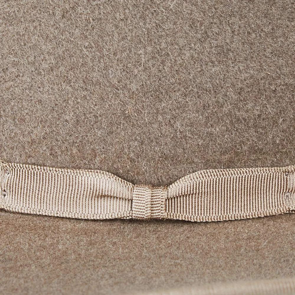 Rodeo King 7X Ash/Natural Bound Edge Open Crown 4-1/2in. Brim Natural Band Felt Cowboy Hat - Image 3