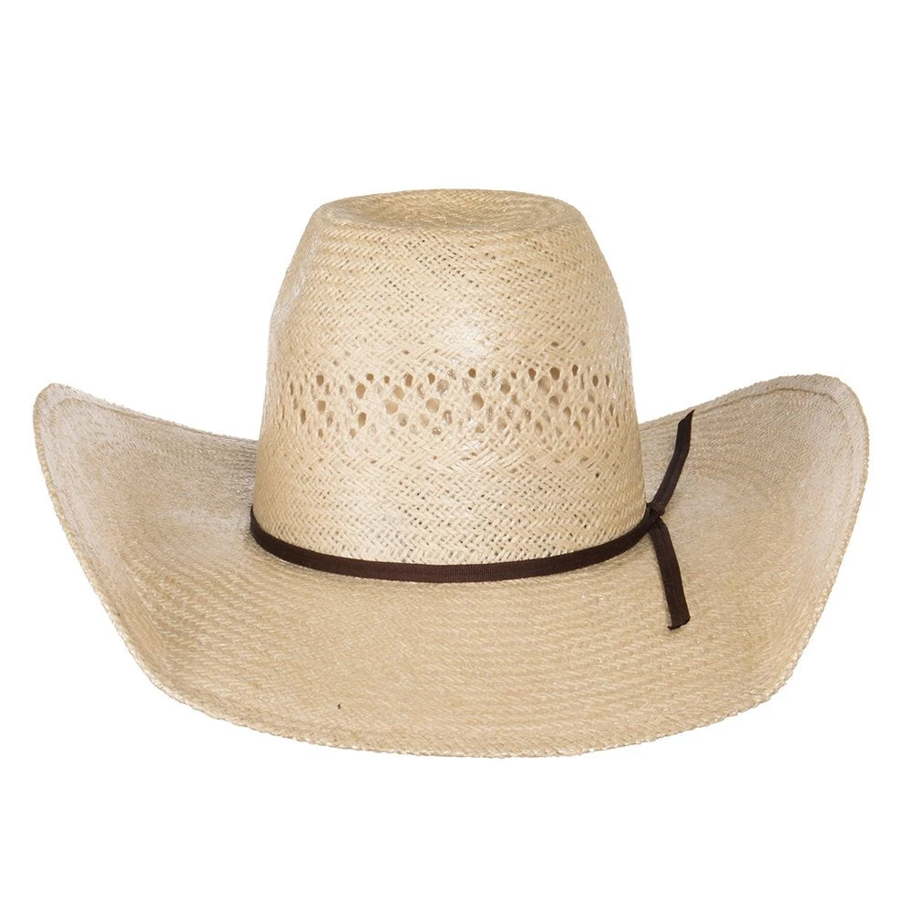 Rodeo King Jute Open Crown 4-1/4in. Brim Straw Cowboy Hat - Image 2