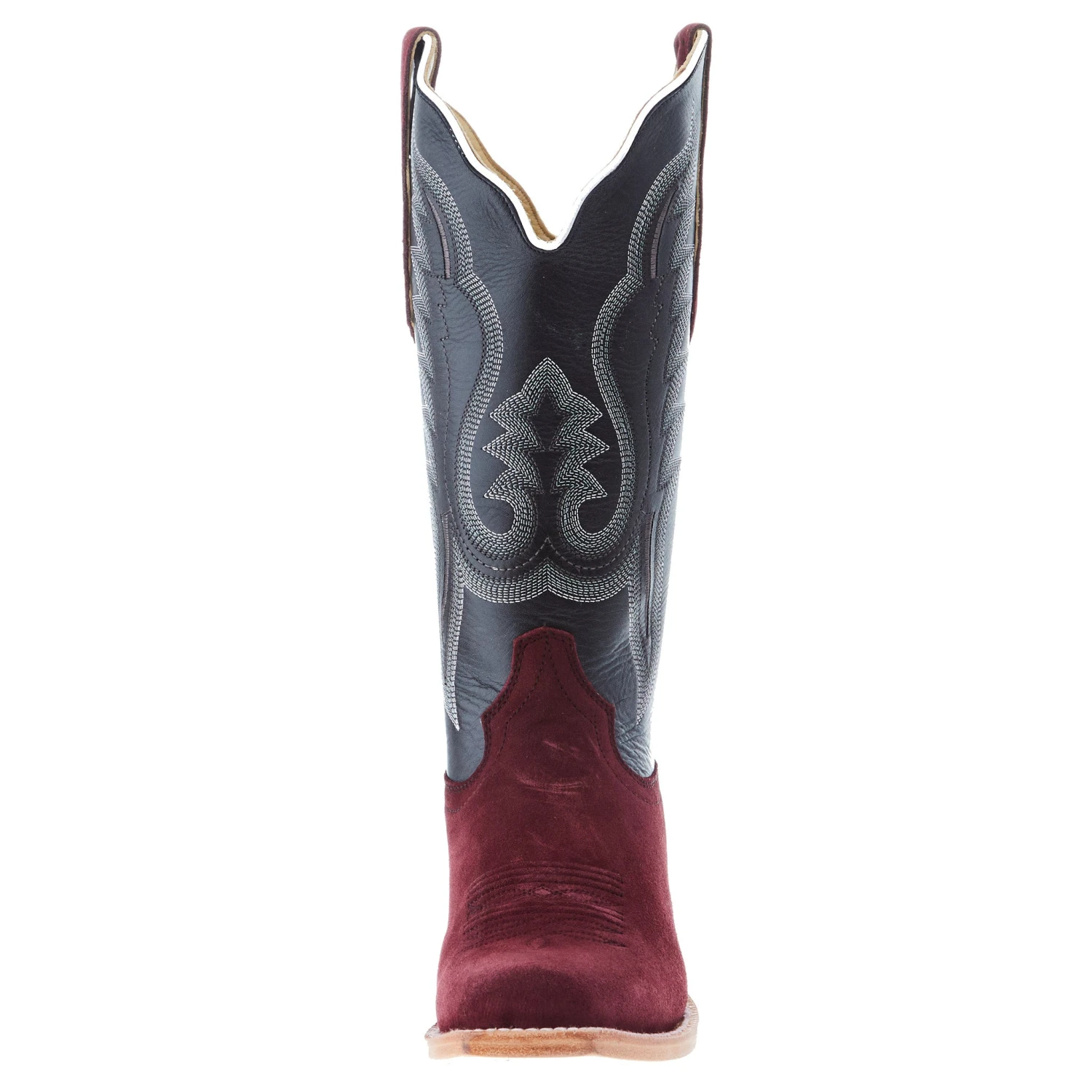 R Watson Boots R Women's Rhubarb Rough Out 13 In Top Cowgirl Boot - Image 2