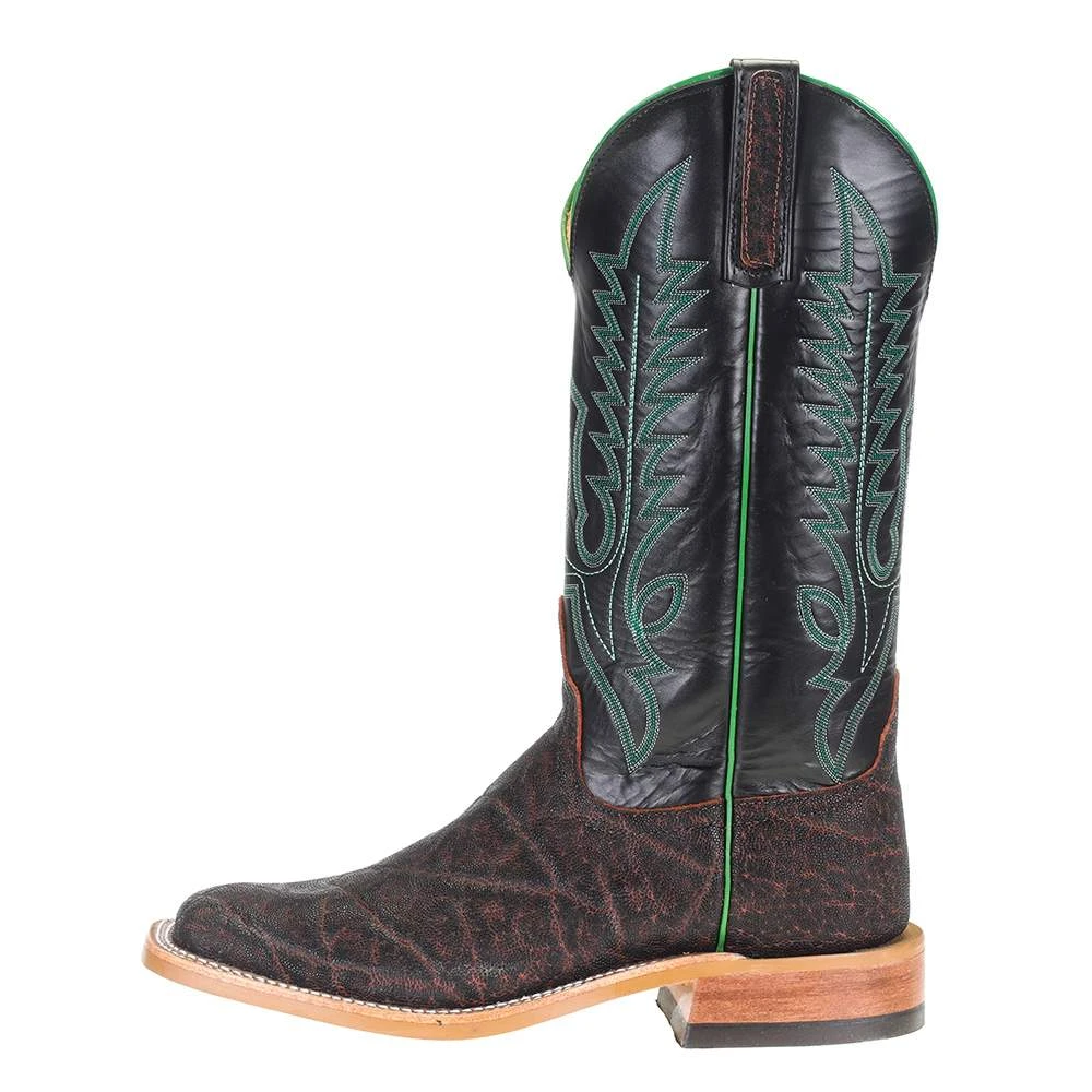 Anderson Bean Men's Bark Vintage Elephant 13in. Black Glove Top Square Toe Boots - Image 3