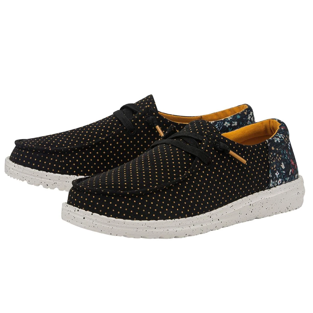 Heydude Women`s Hey Dude Wendy Funk Floral Dot Black Casual - Image 2