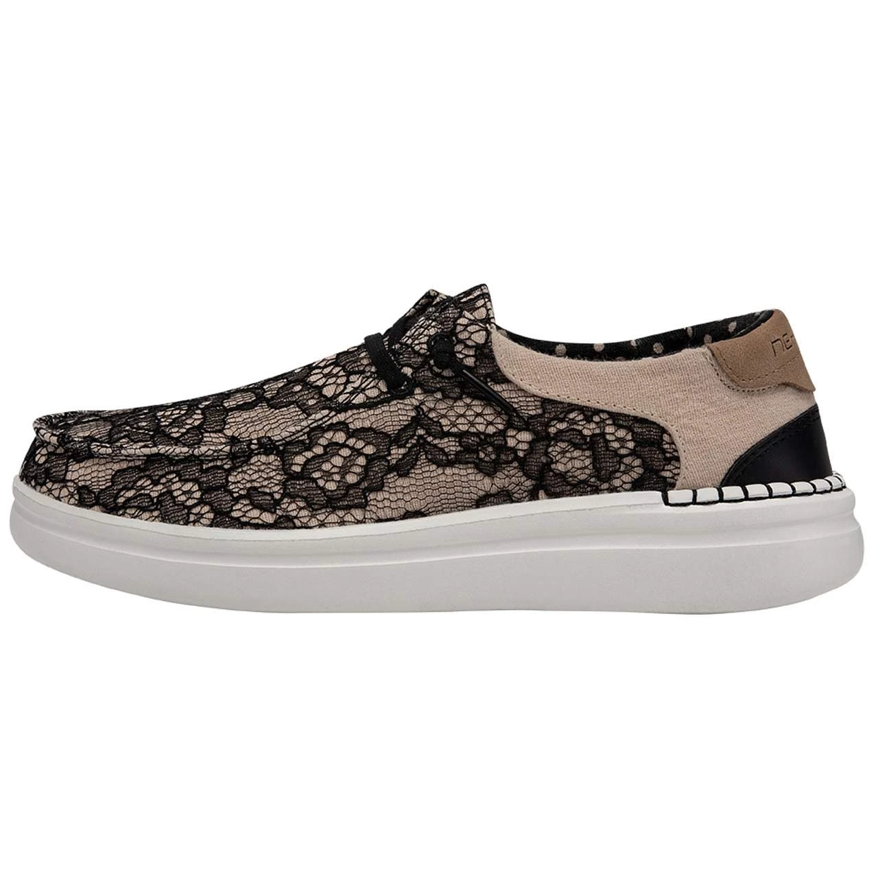 Heydude Women`s Hey Dude Wendy Rise Lace Black Casual - Image 2