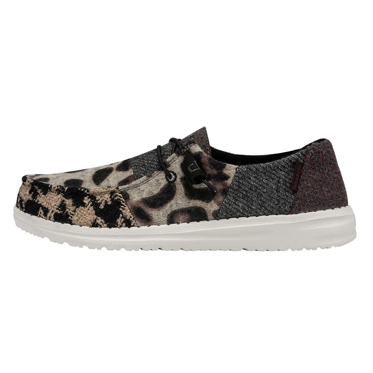 Heydude Women`s Hey Dude Wendy Patchwork Leopard Java Casual - Image 3
